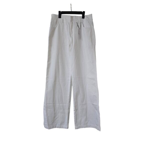 NwT Arden Wide Leg Jeans Brilliant White size 28" waist - Picture 3 of 10